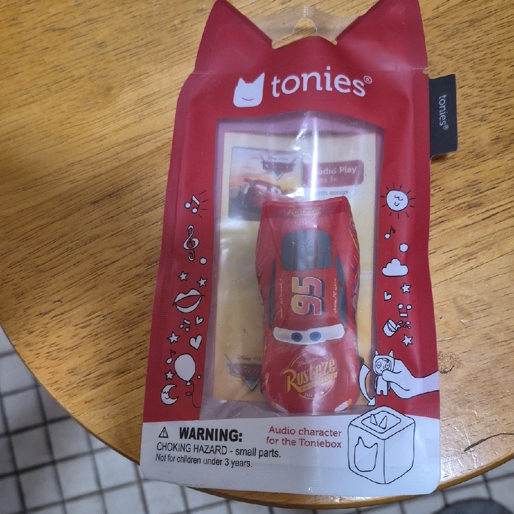 NEW-- TONIES  Red Toy Car Figure